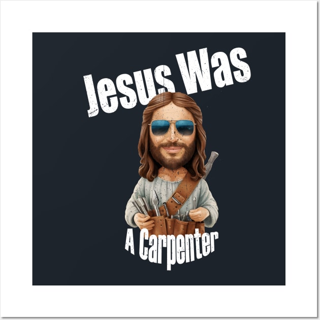 Jesus Was A Carpenter Christ Christian Wall Art by LEGO